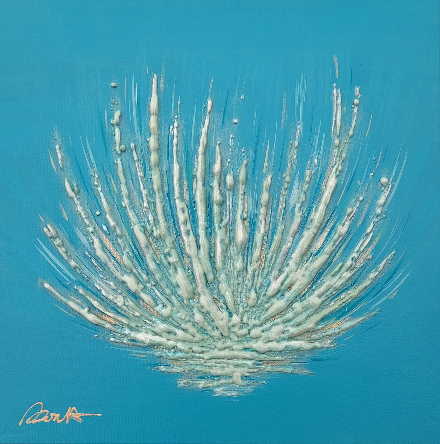Bleu Hawaï  -  12x12