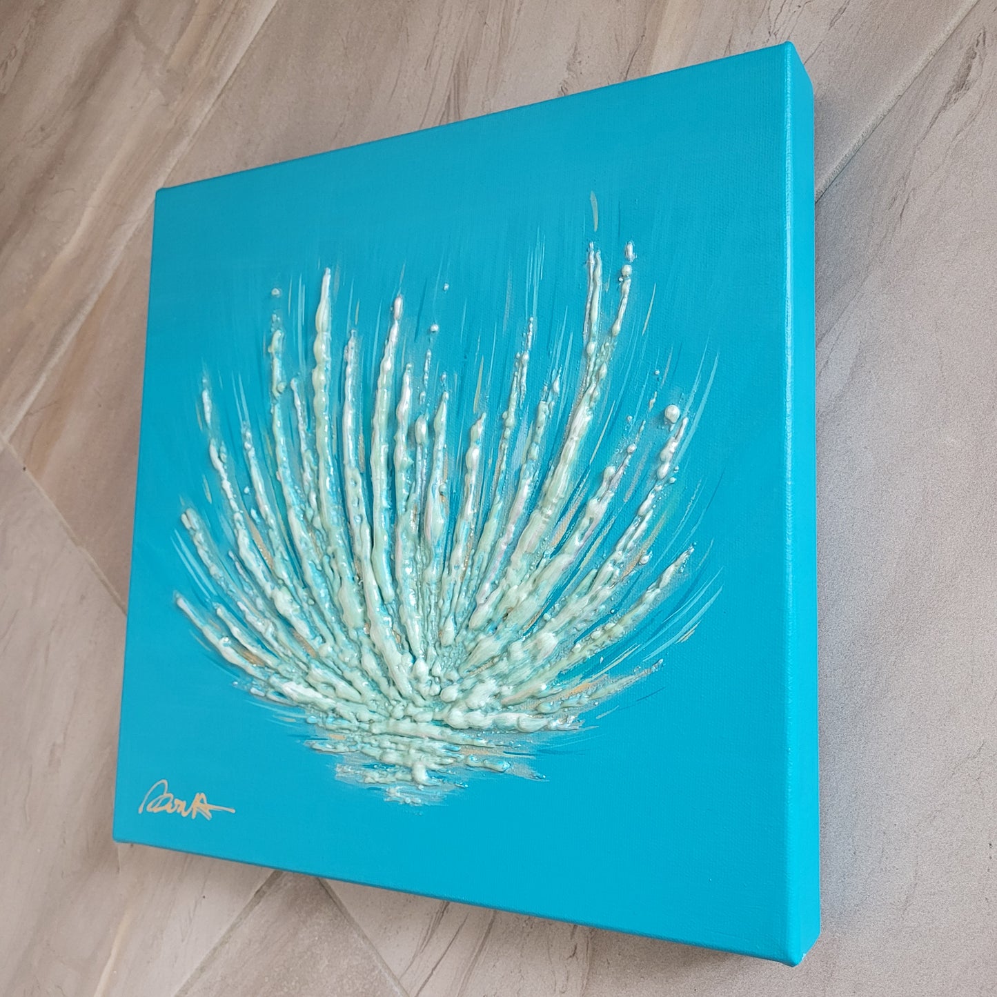Bleu Hawaï  -  12x12